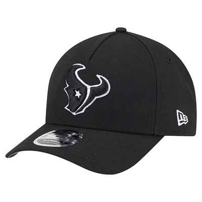 Men's New Era Black Houston Texans Team Collection 9FORTY M-Crown A-Frame Adjustable Hat