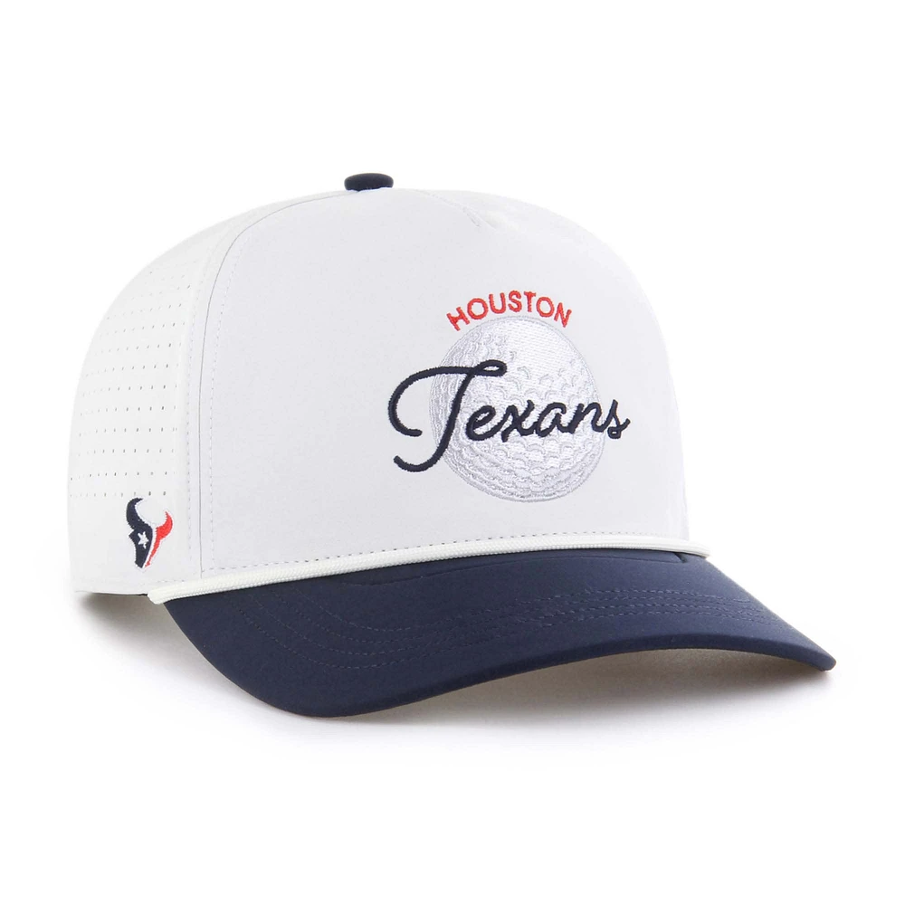 Men's '47 Cream/Navy Houston Texans Gimmie Golf Hitch Rope Adjustable Hat