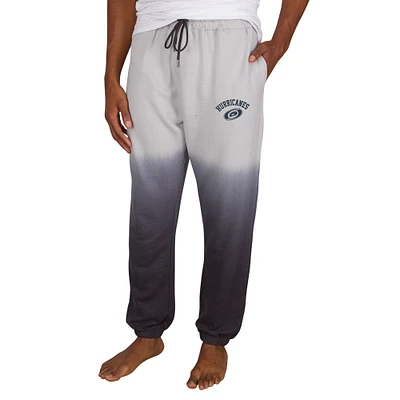 Men's Concepts Sport Gray Carolina Hurricanes Dusk Dip Dye Lounge Pants