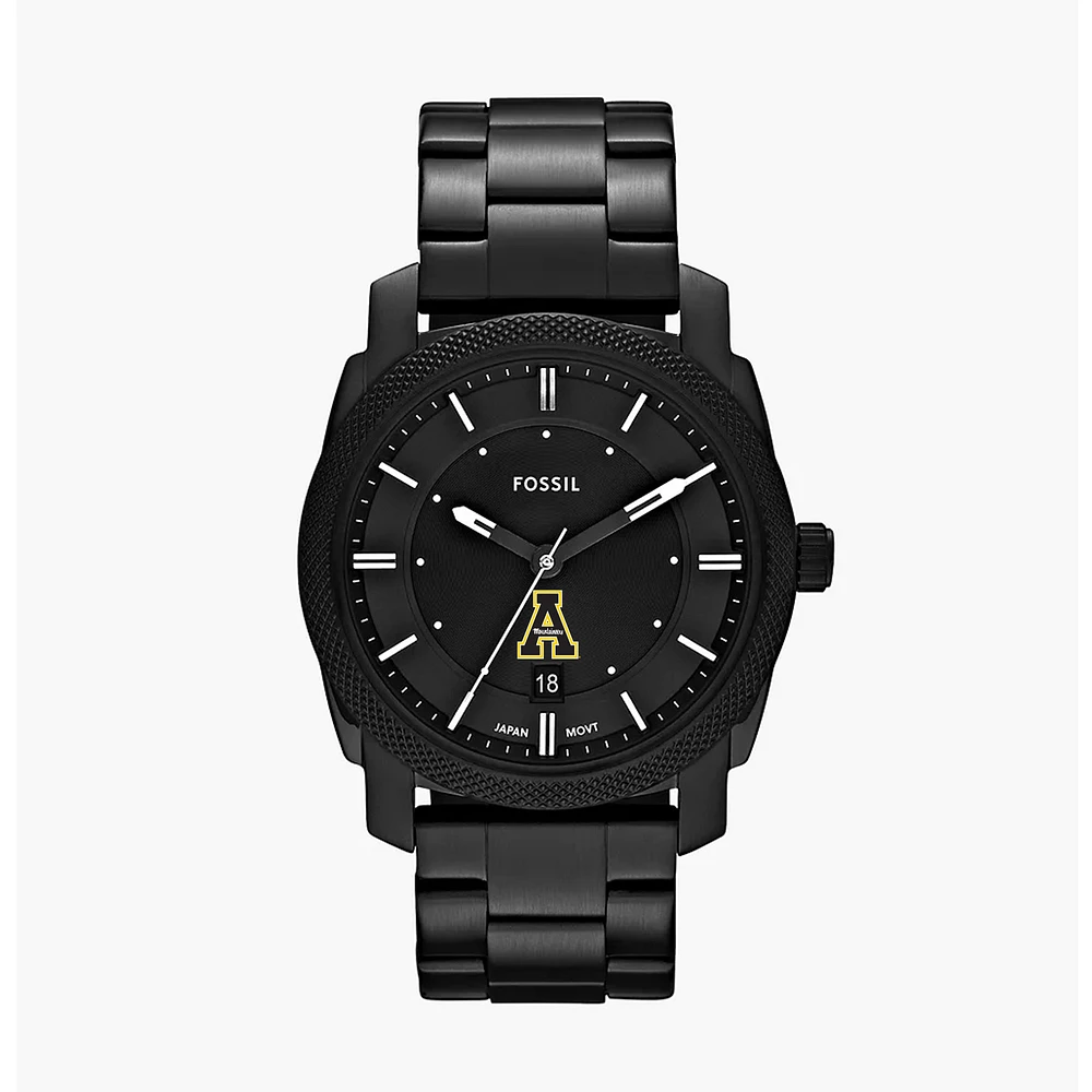 Men's Fossil Appalachian State Mountaineers Machine Stainless Steel Watch