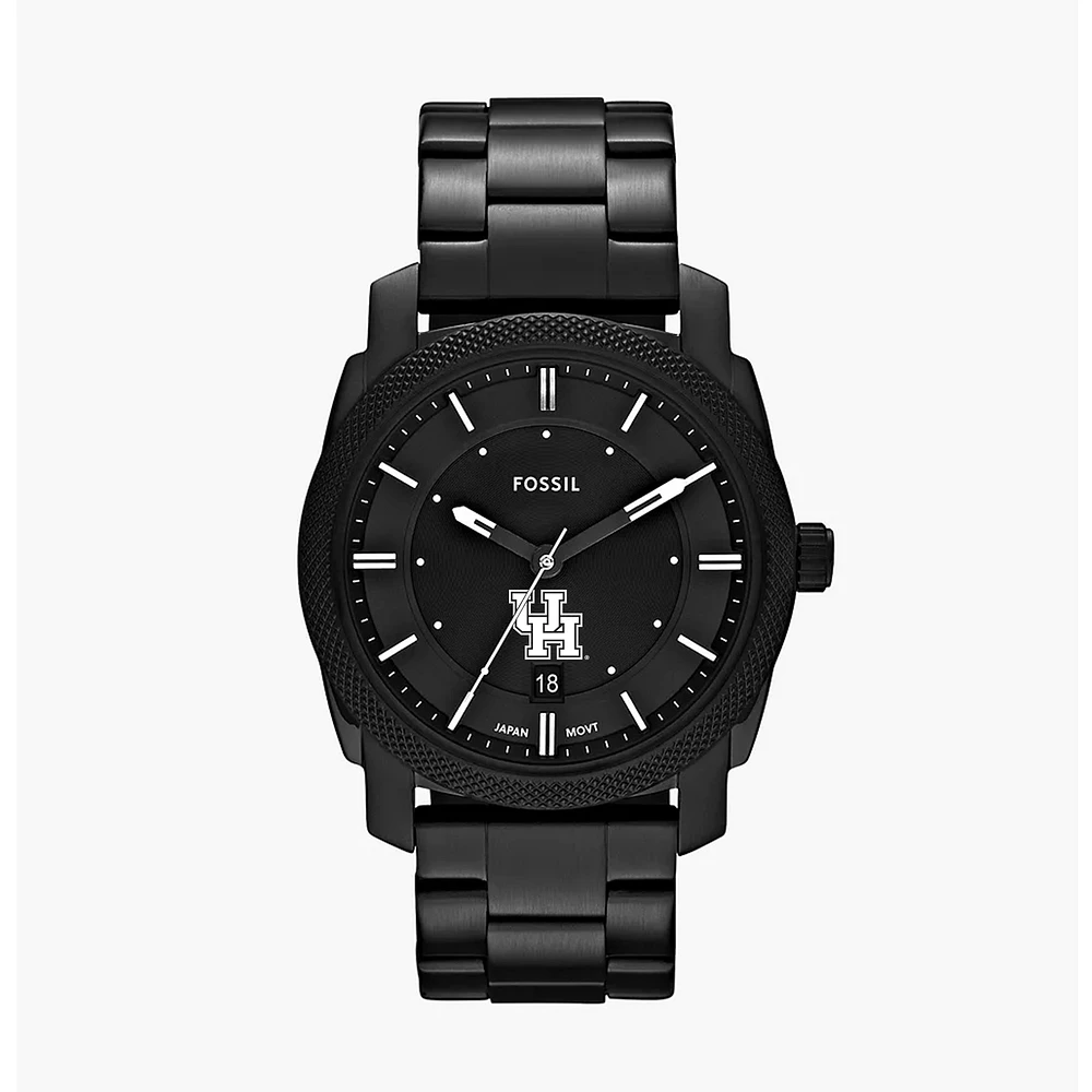 Men's Fossil Houston Cougars Machine Stainless Steel Watch