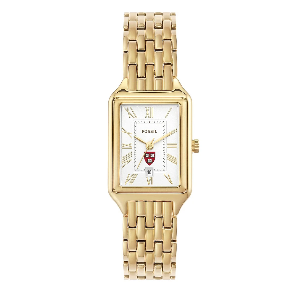 Women's Fossil Harvard Crimson Raquel Stainless Steel Watch