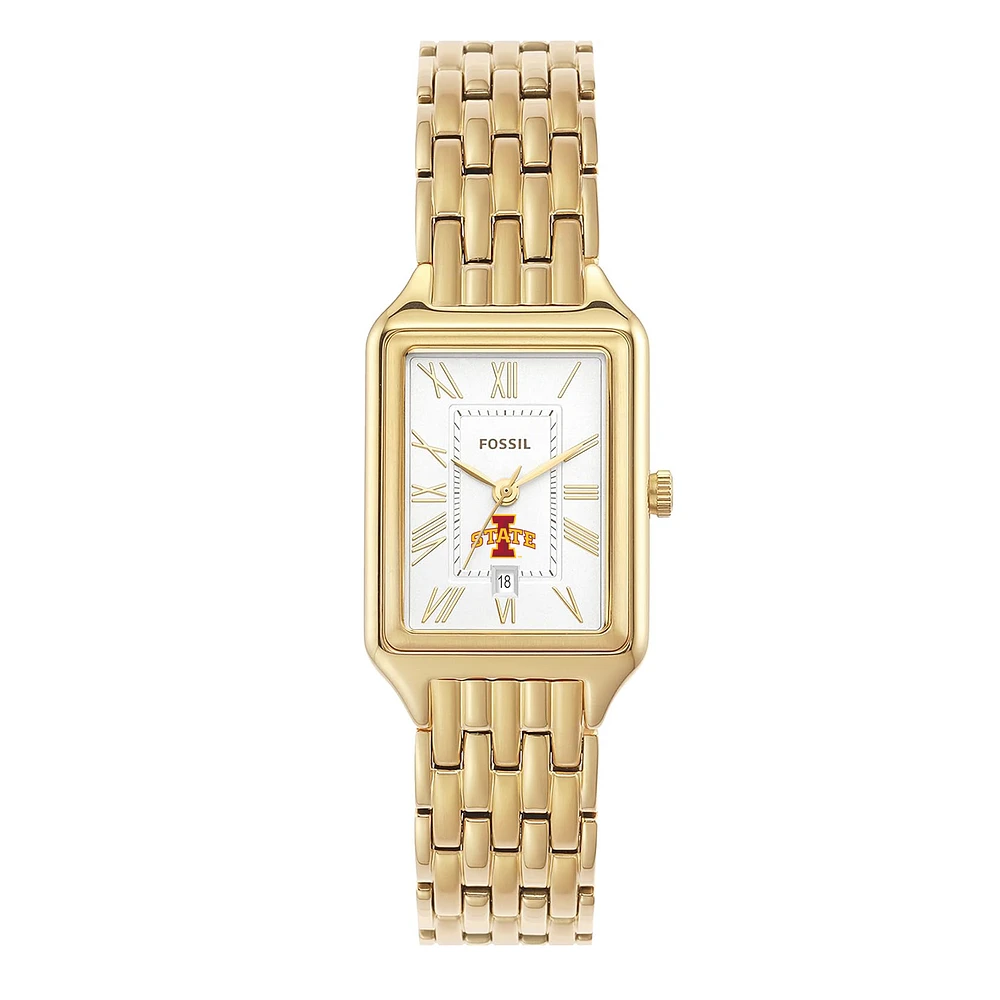 Women's Fossil Iowa State Cyclones Raquel Stainless Steel Watch