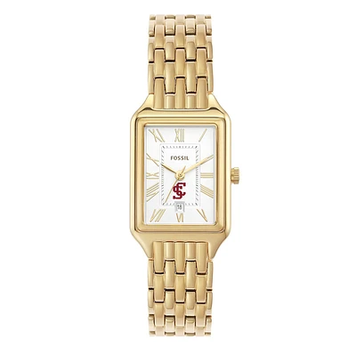 Women's Fossil Santa Clara Broncos Raquel Stainless Steel Watch