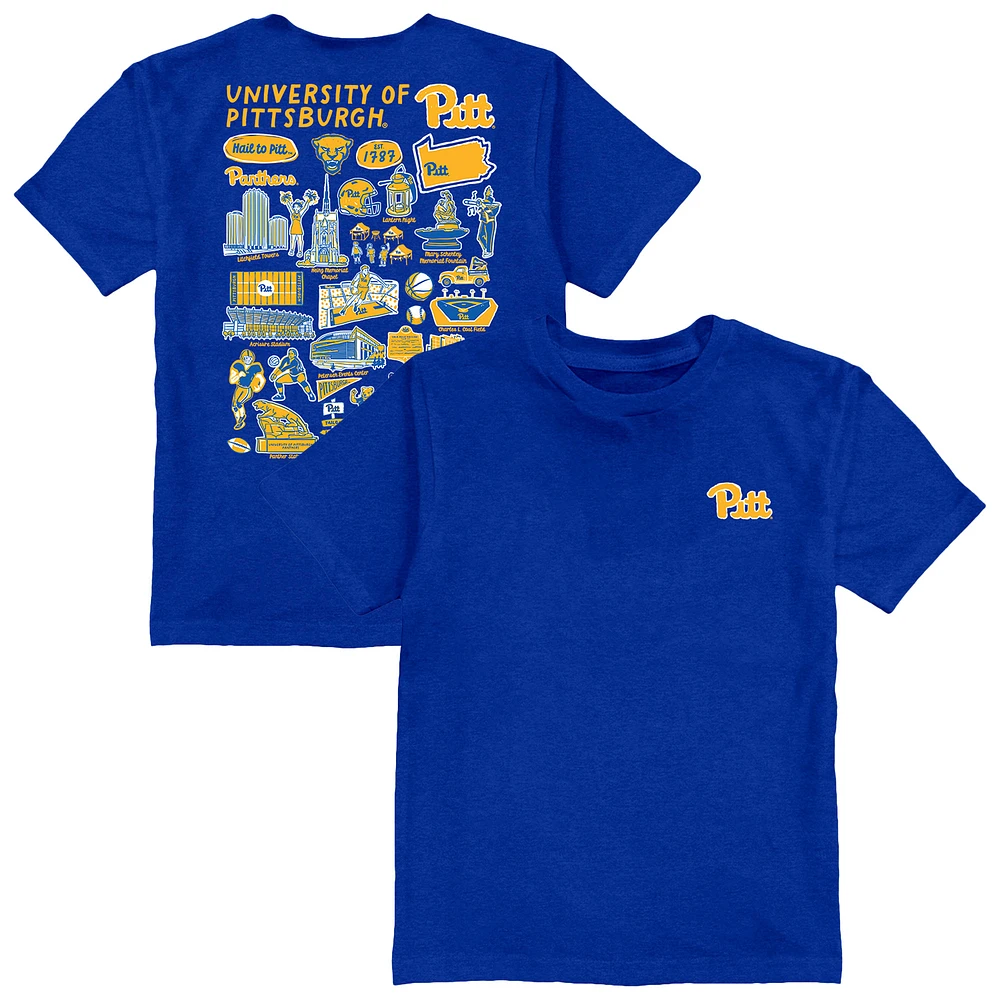Toddler Vive La Fete Royal Pitt Panthers Impressions Artwork T-Shirt