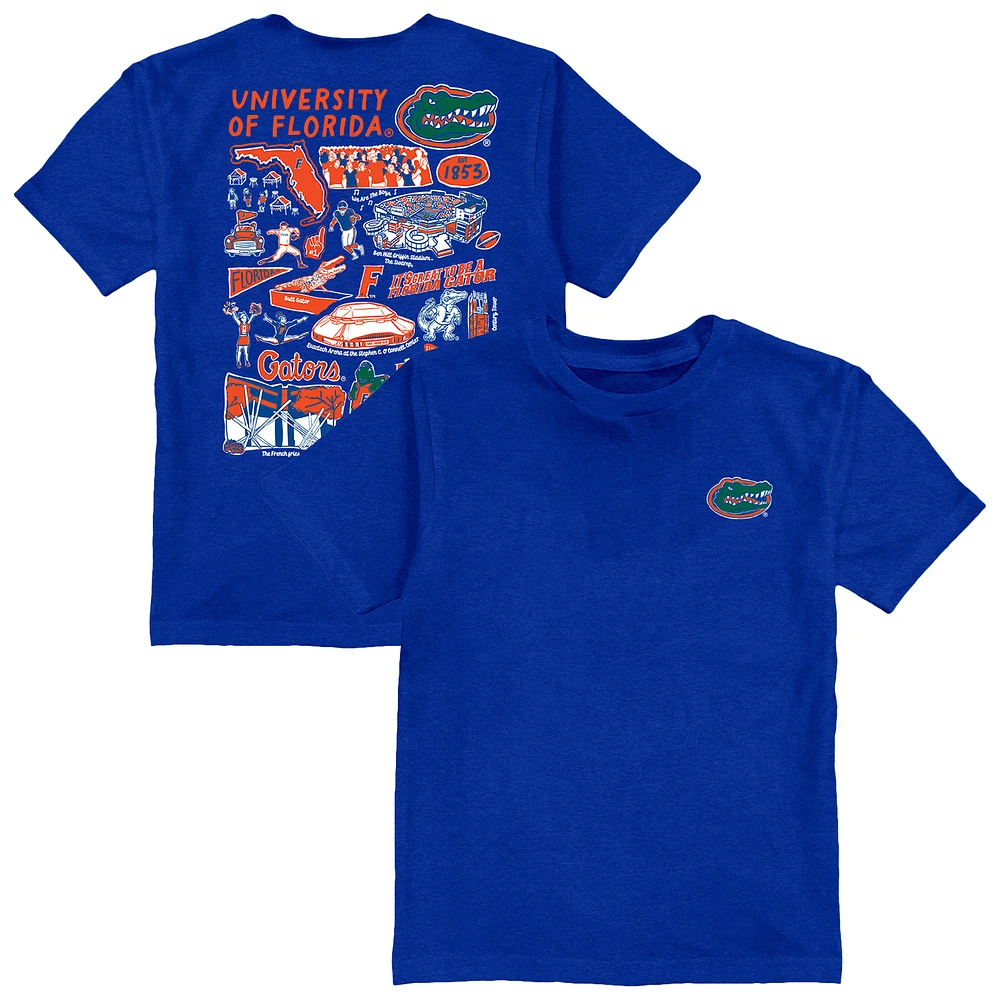 Toddler Vive La Fete Royal Florida Gators Impressions Artwork T-Shirt