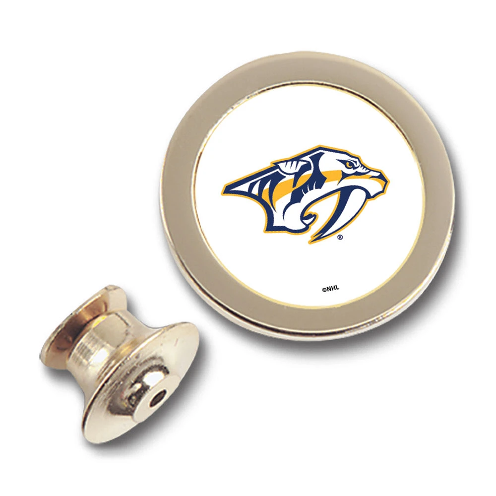 Nashville Predators Gold Lapel Pin