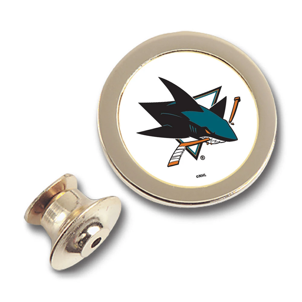 San Jose Sharks Gold Lapel Pin