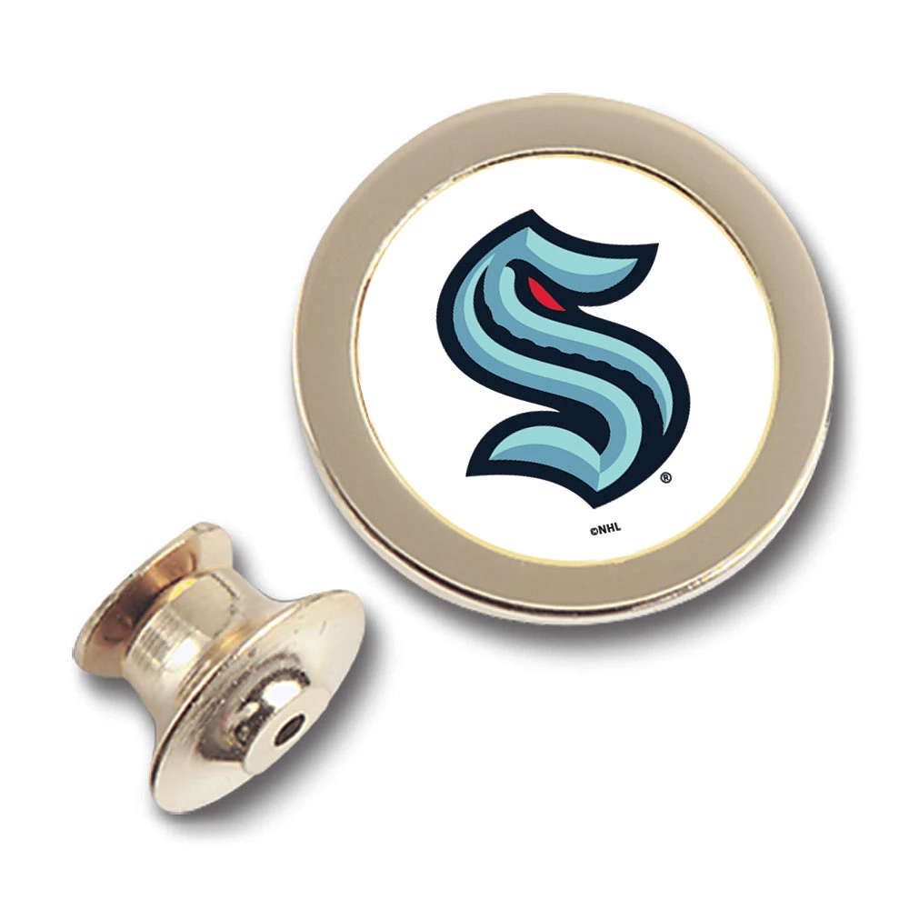 Seattle Kraken Gold Lapel Pin