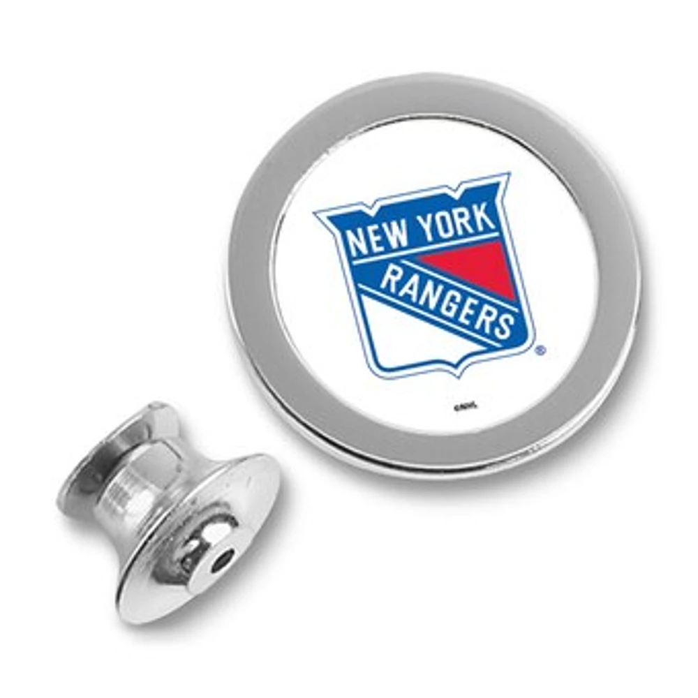 New York Rangers Silver Lapel Pin
