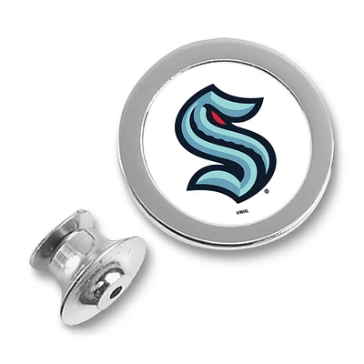 Seattle Kraken Silver Lapel Pin