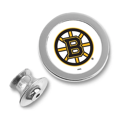 Boston Bruins Silver Lapel Pin