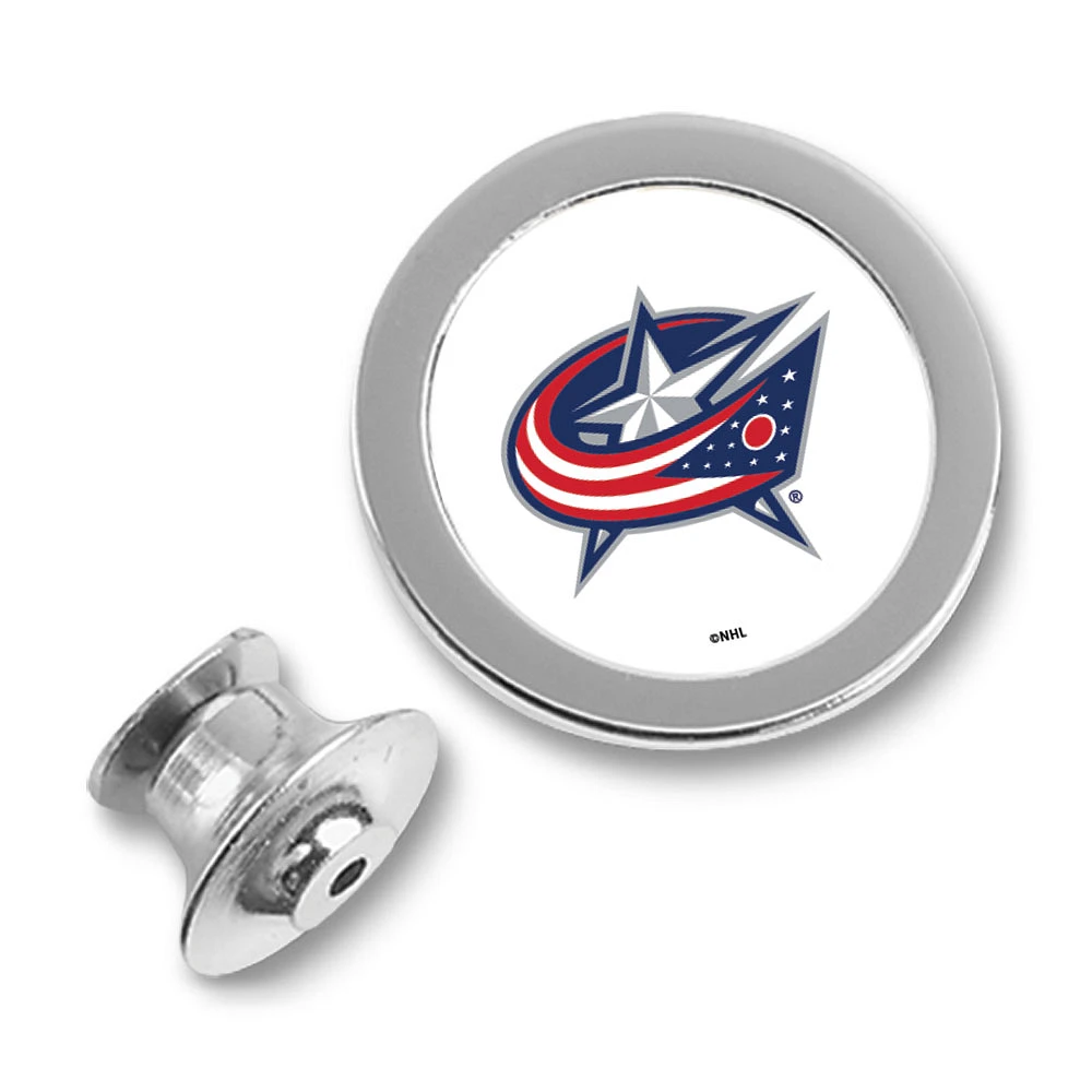 Columbus Blue Jackets Silver Lapel Pin