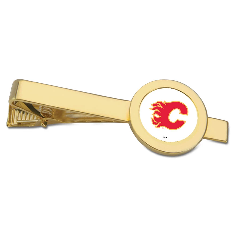 Calgary Flames Gold Tie Bar