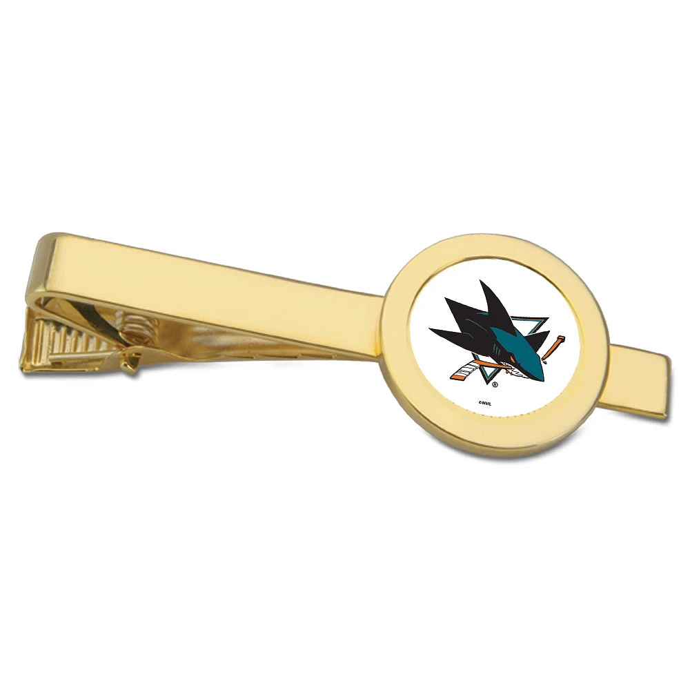 San Jose Sharks Gold Tie Bar