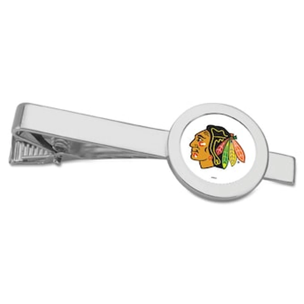 Chicago Blackhawks Silver Tie Bar