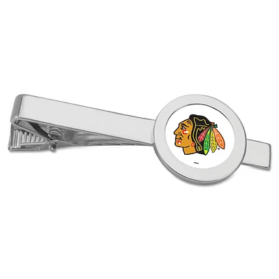 Chicago Blackhawks Silver Tie Bar