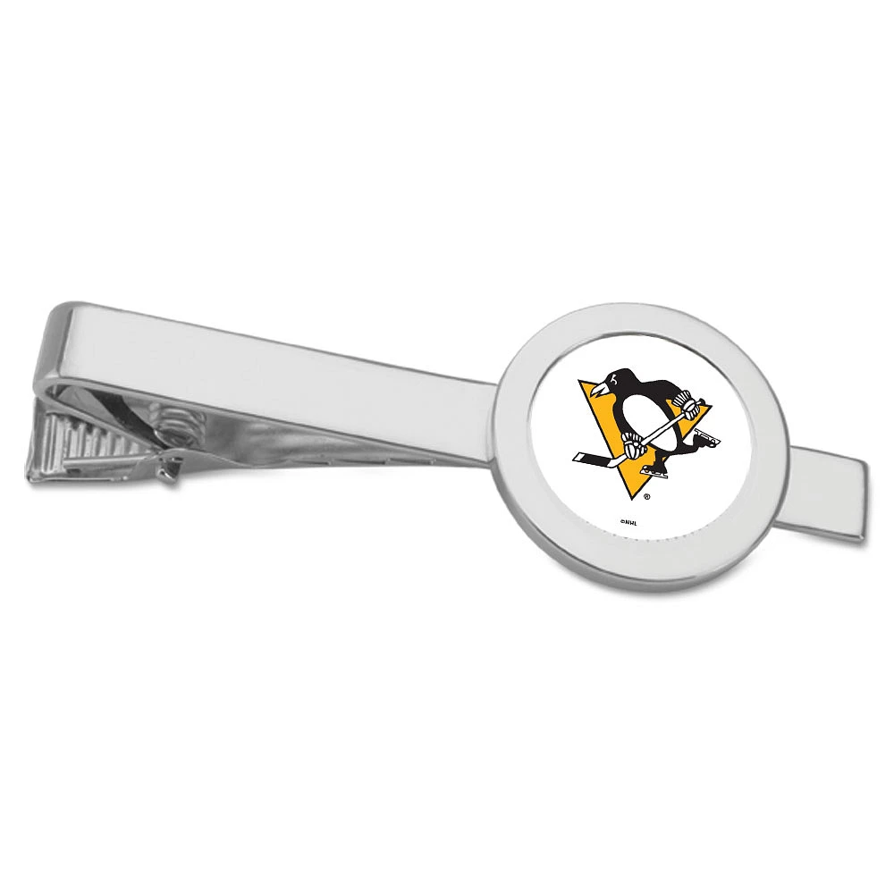 Pittsburgh Penguins Silver Tie Bar