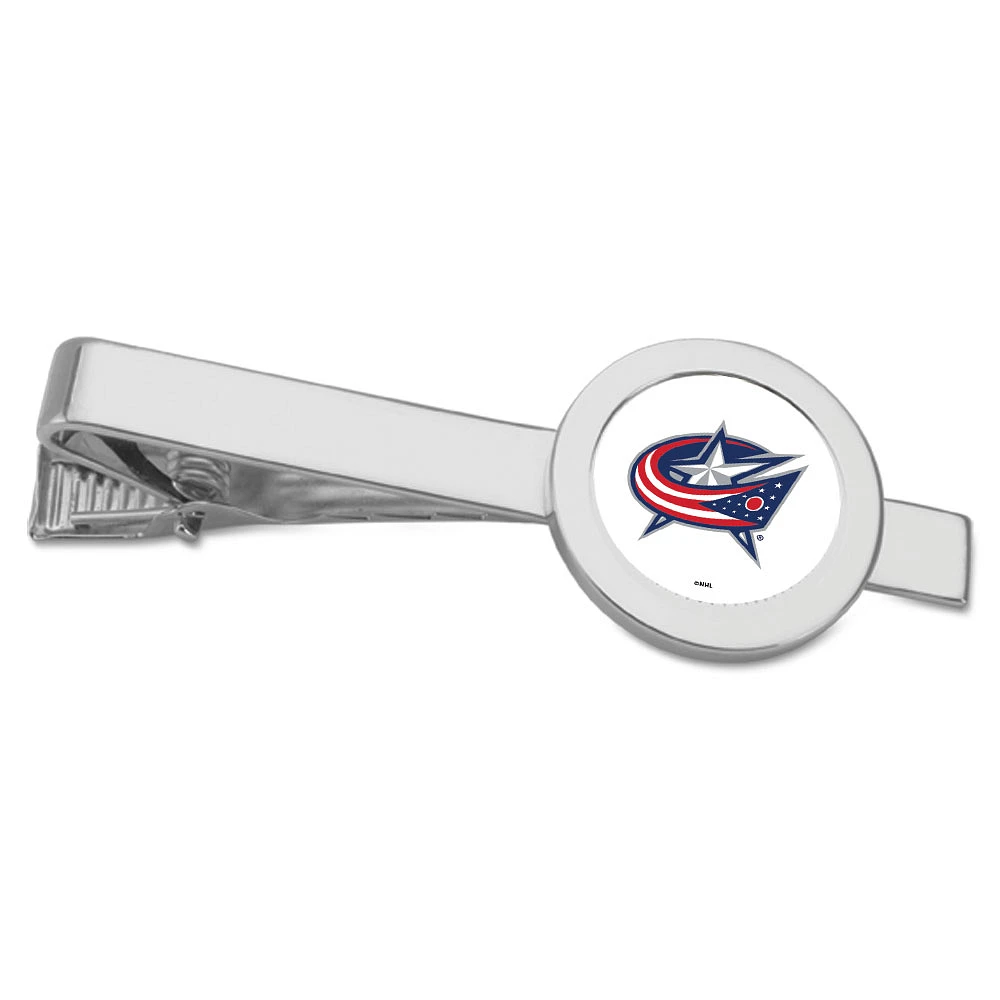 Columbus Blue Jackets Silver Tie Bar