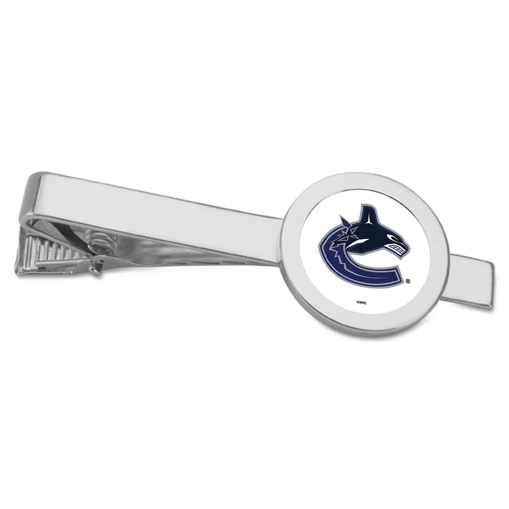 Vancouver Canucks Silver Tie Bar