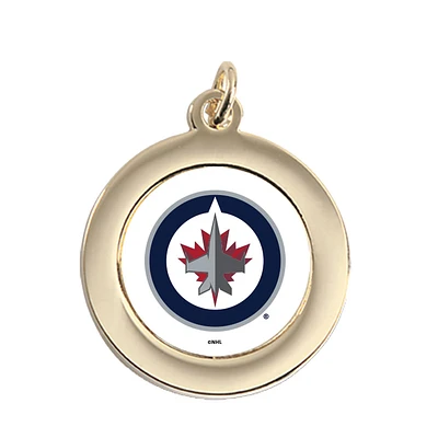Winnipeg Jets Gold Pendant