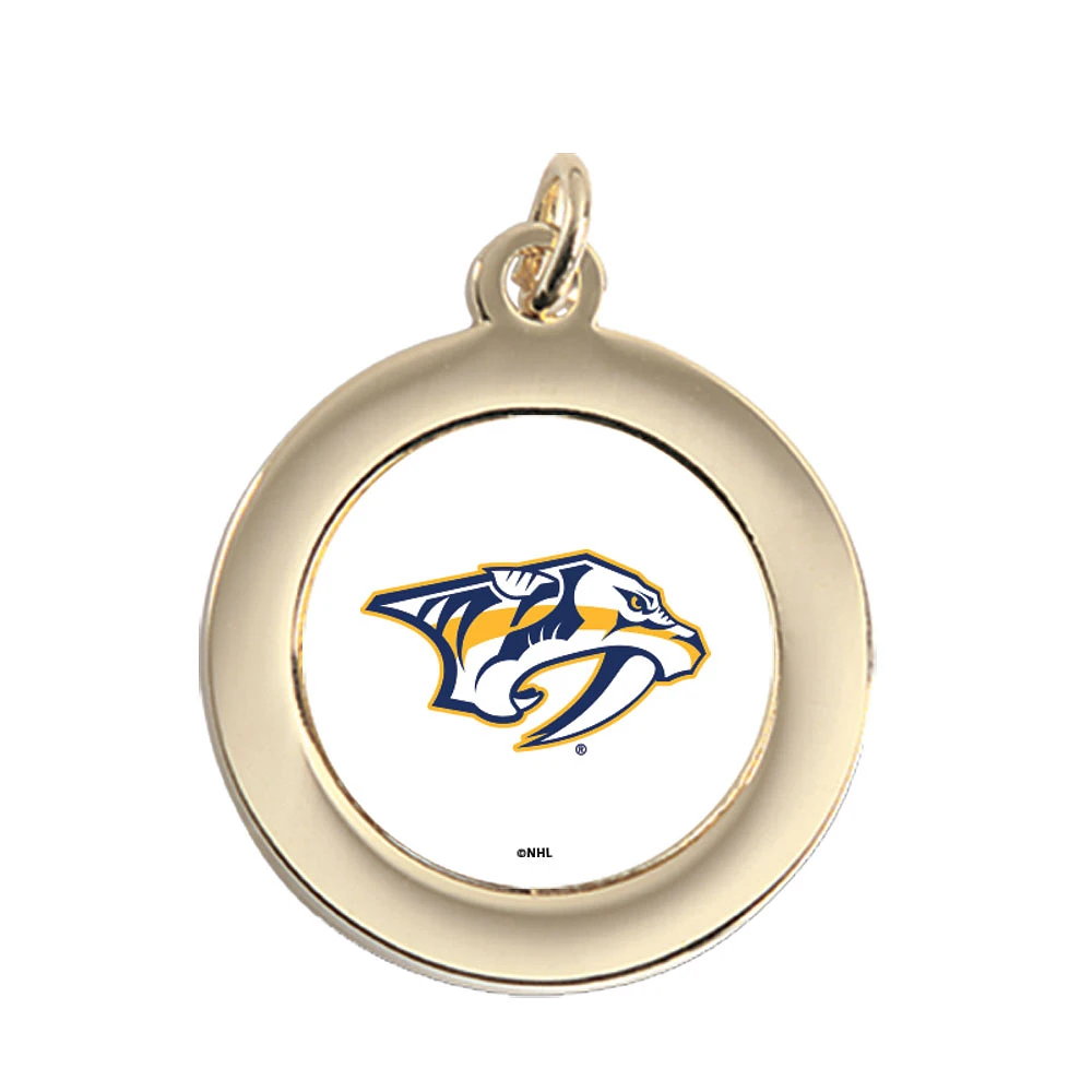 Nashville Predators Gold Pendant