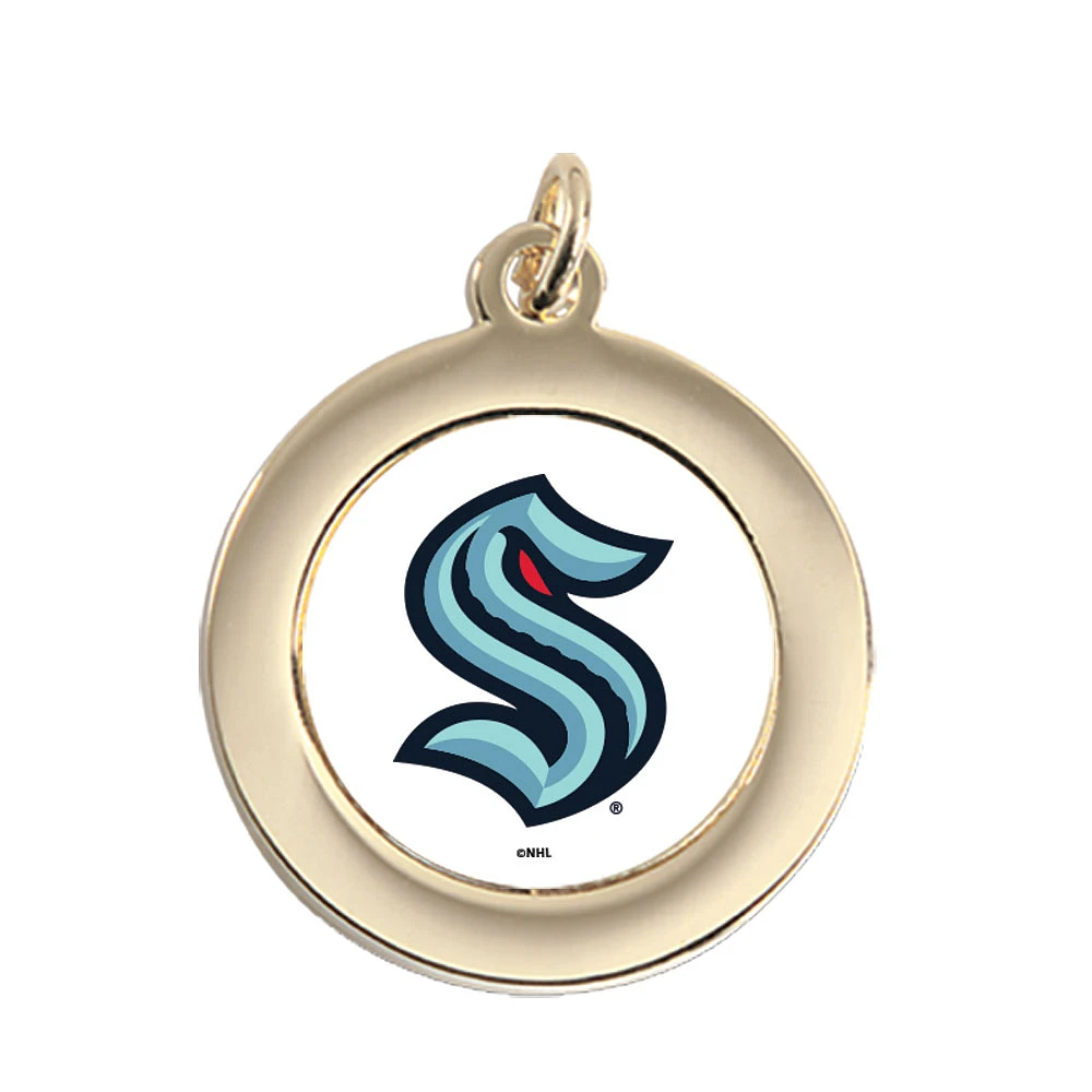 Seattle Kraken Gold Pendant