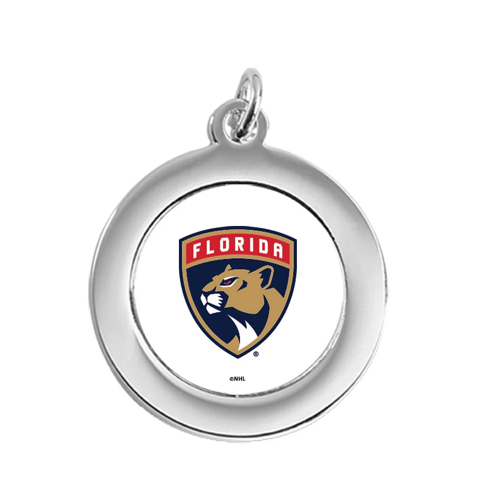 Florida Panthers Silver Pendant