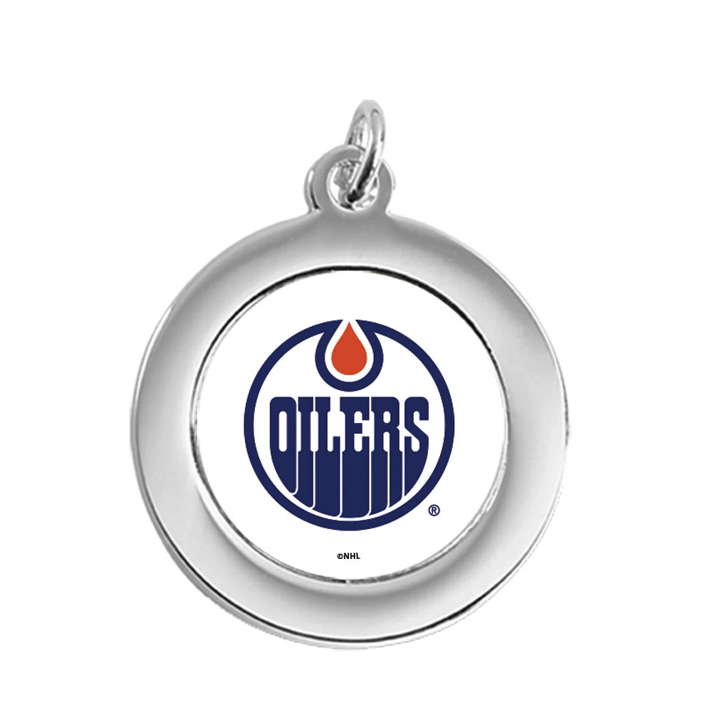 Edmonton Oilers Silver Pendant
