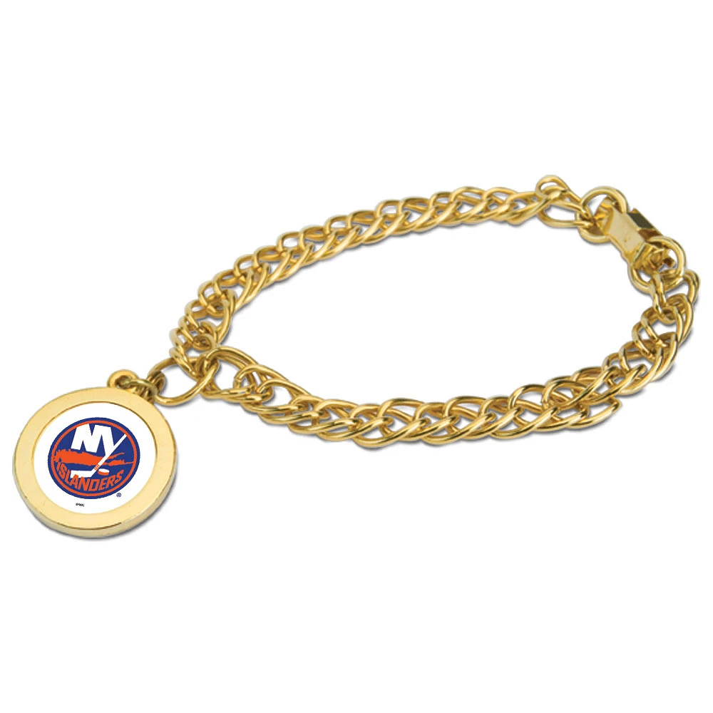 New York Islanders Gold Charm Bracelet