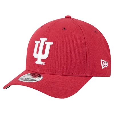 Men's New Era Crimson Indiana Hoosiers Team Collective 9FORTY M-Crown Adjustable Hat