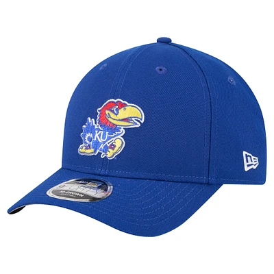 Men's New Era Royal Kansas Jayhawks Team Collective 9FORTY M-Crown Adjustable Hat