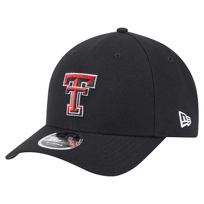 Men's New Era Black Texas Tech Red Raiders Team Collective 9FORTY M-Crown Adjustable Hat