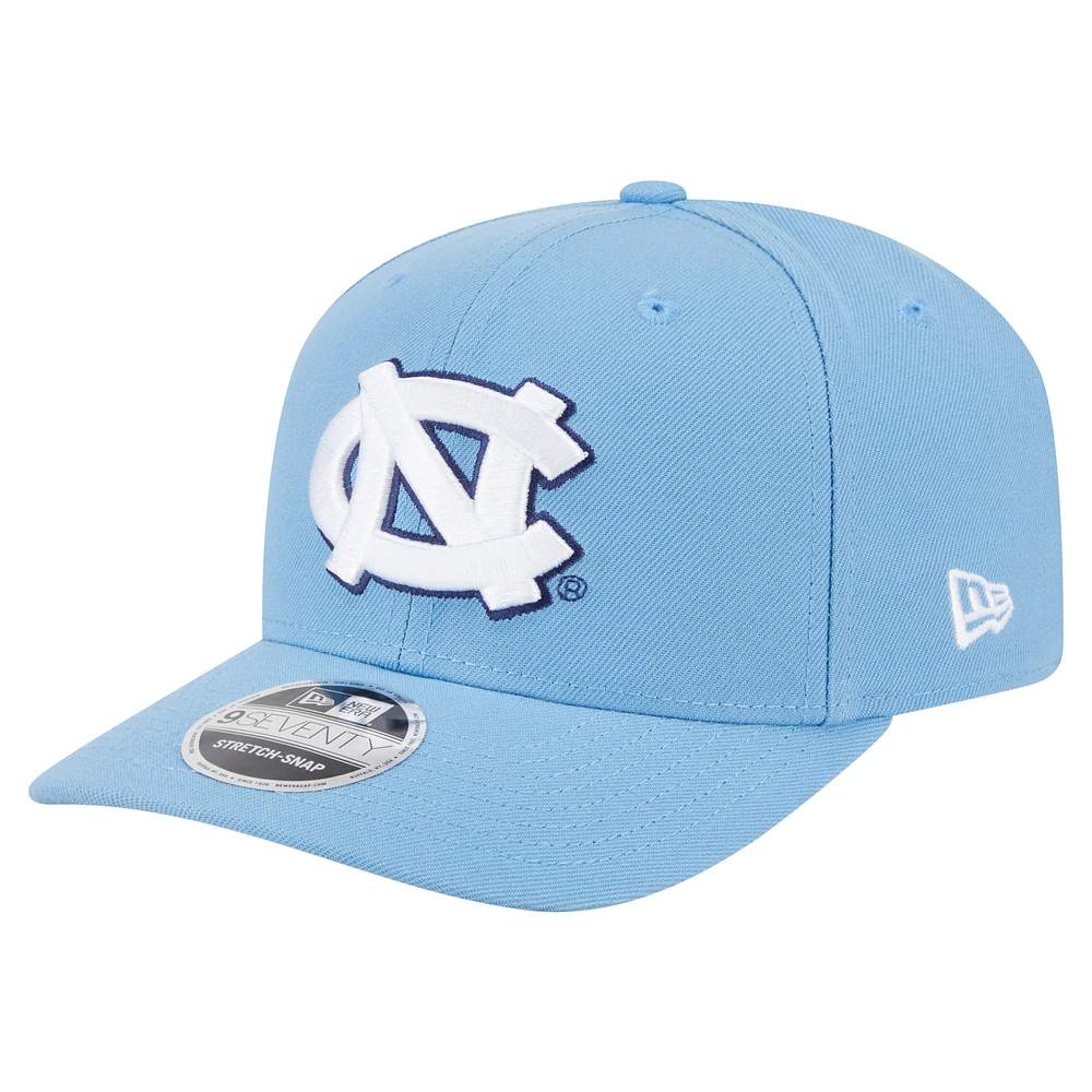 Men's New Era Carolina Blue North Carolina Tar Heels Team Collective 9SEVENTY Stretch-Snap Adjustable Hat