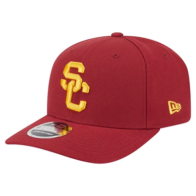Men's New Era Cardinal USC Trojans Team Collective 9SEVENTY Stretch-Snap Adjustable Hat