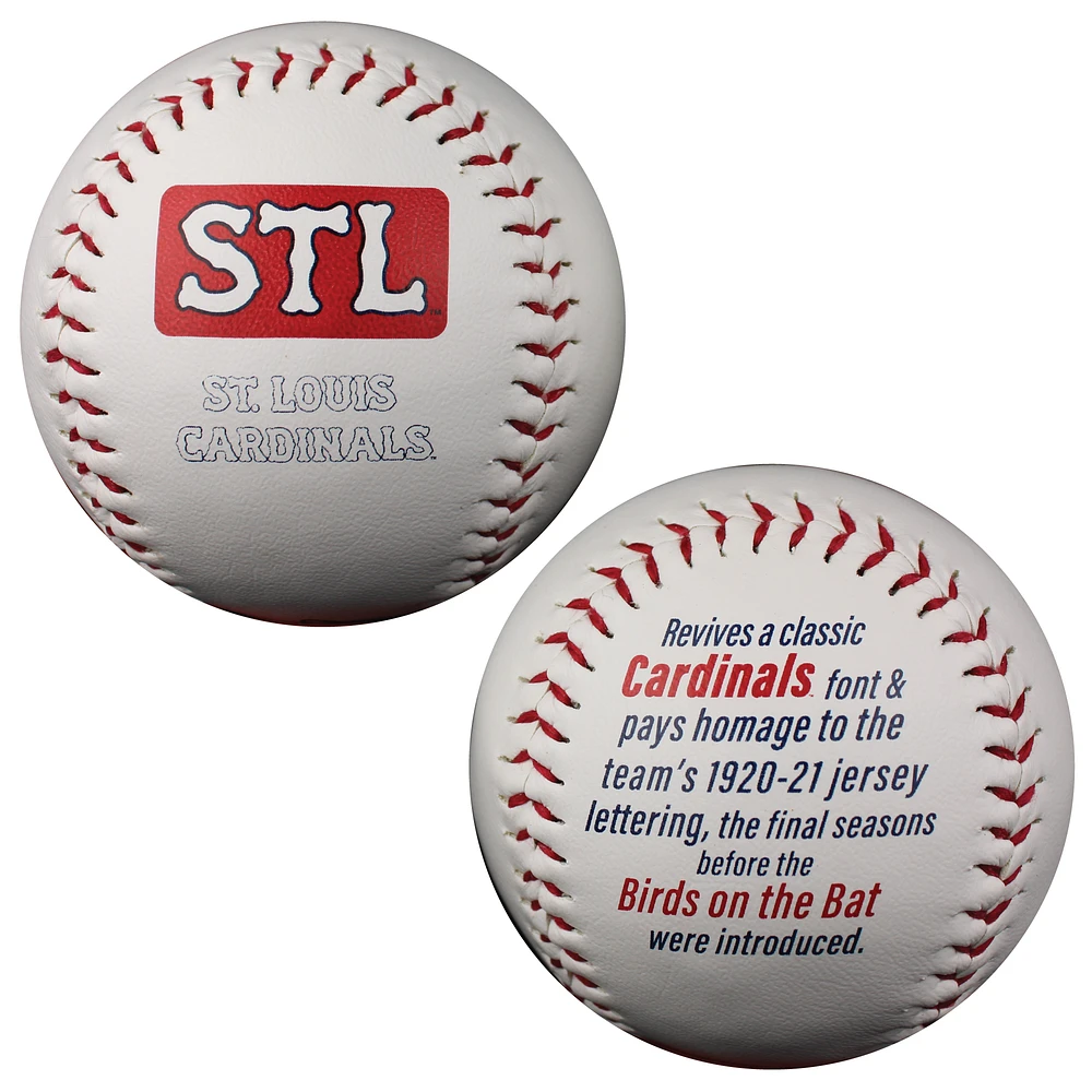 St. Louis Cardinals Cooperstown Collection STL Logo Baseball