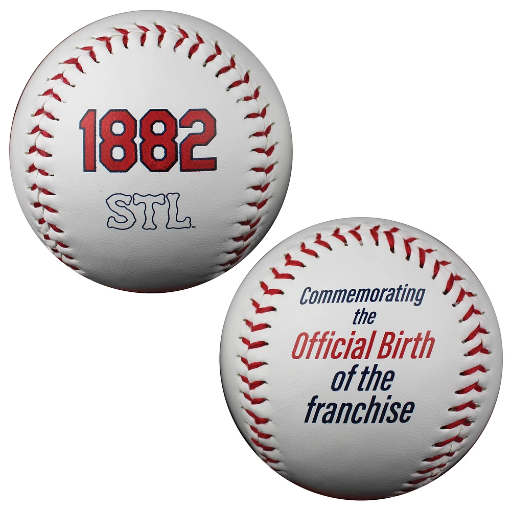 St. Louis Cardinals Cooperstown Collection Year Logo Baseball