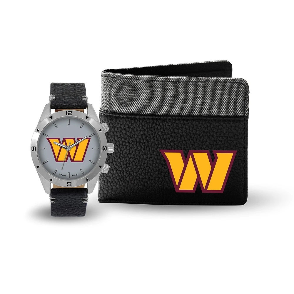 Washington Commanders Watch and Wallet Gift Set
