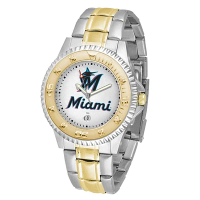 Miami Marlins Two-Tone Zone Watch