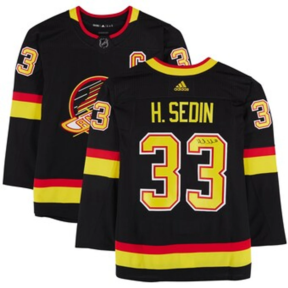 Henrik Sedin Vancouver Canucks Autographed Alternate adidas Authentic Jersey