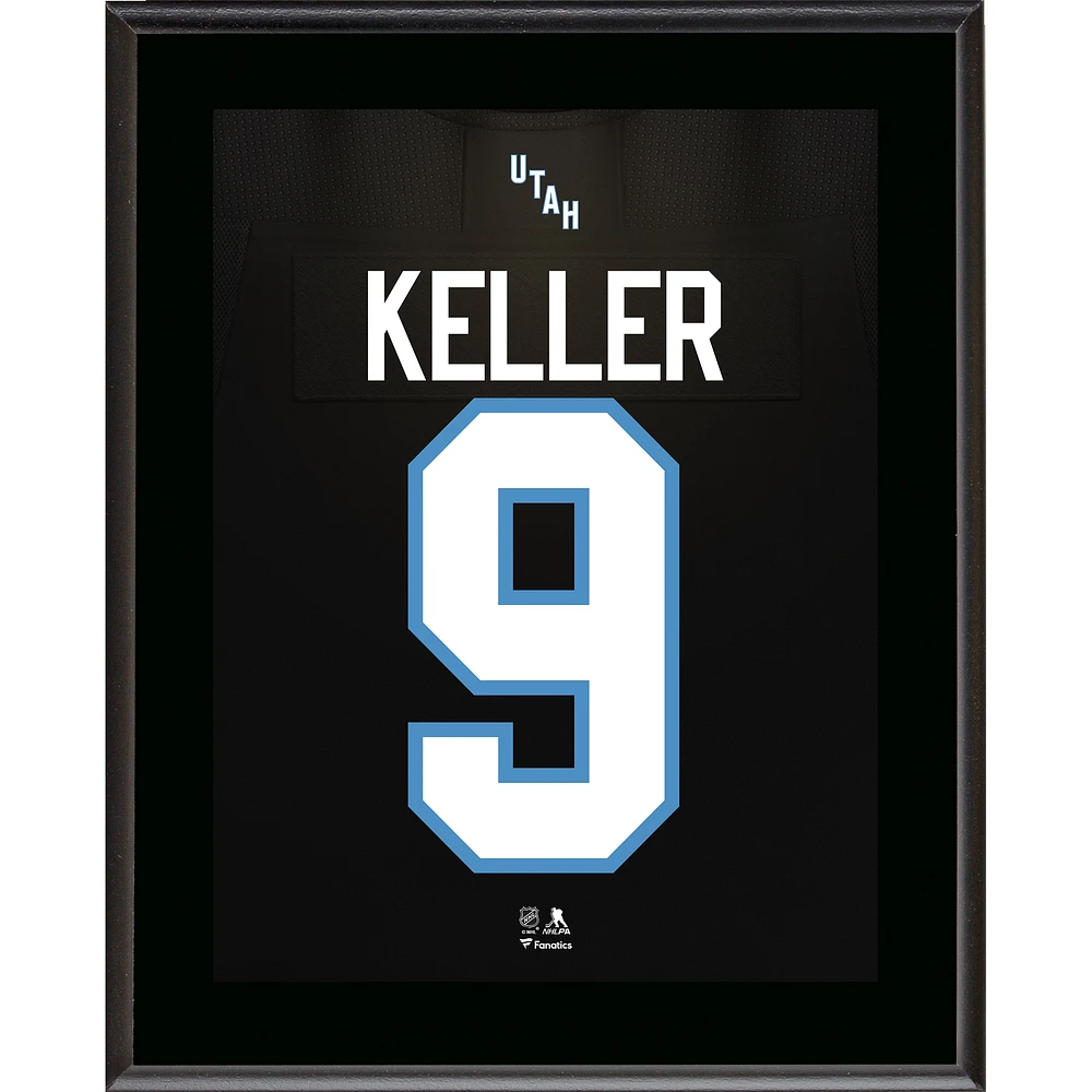 Clayton Keller NHL Utah 10.5" x 13" Jersey Number Sublimated Player Plaque
