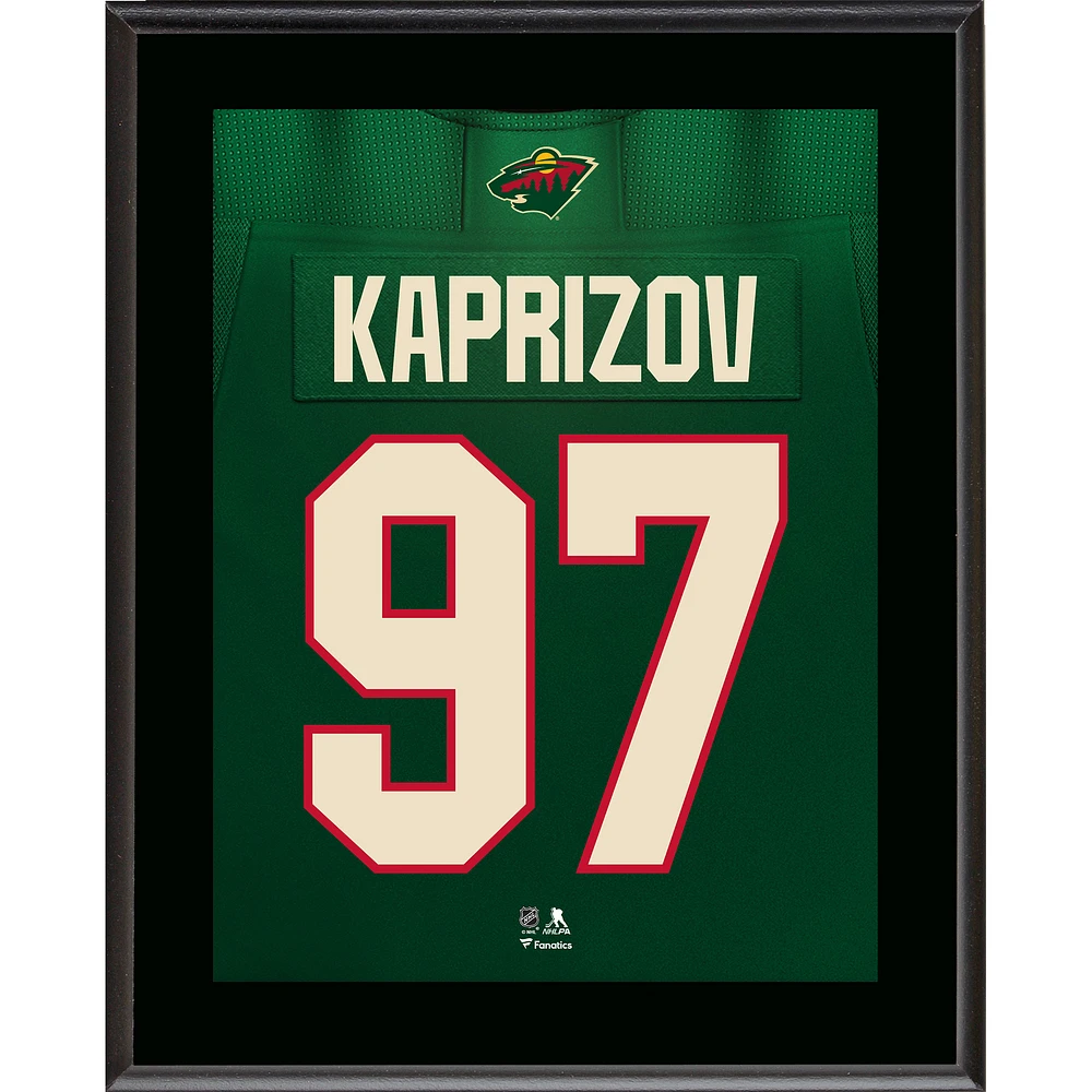 Kirill Kaprizov Minnesota Wild 10.5" x 13" Jersey Number Sublimated Player Plaque