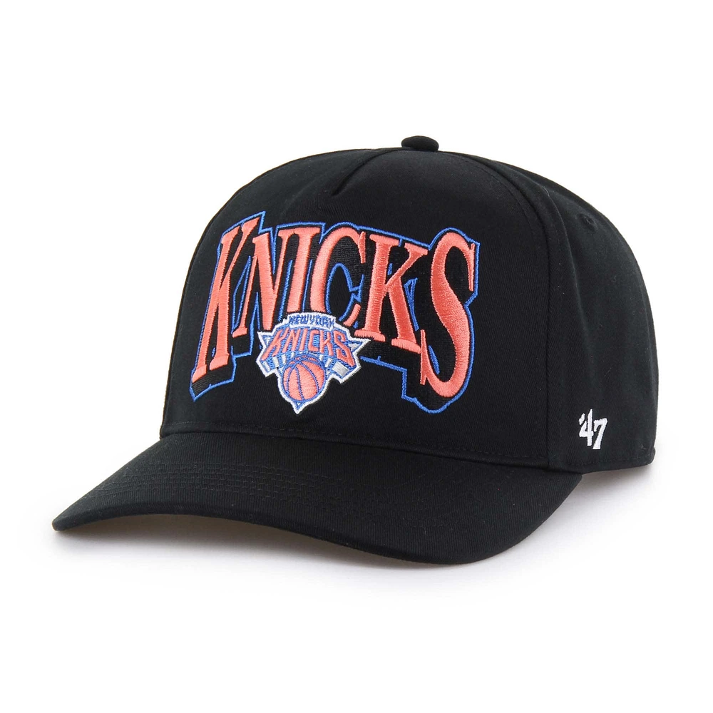 Men's '47 Black New York Knicks Every Time Past Champs Hitch Adjustable Hat