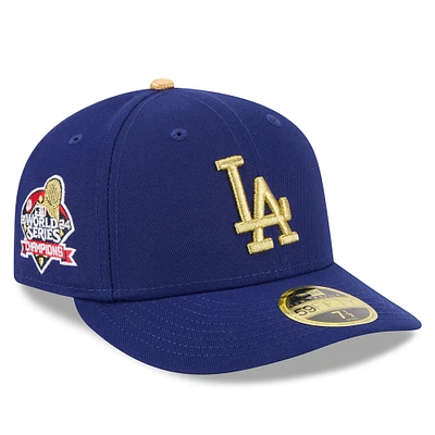 Men's New Era Royal Los Angeles Dodgers 2025 Gold Collection Low Profile 59FIFTY Fitted Hat