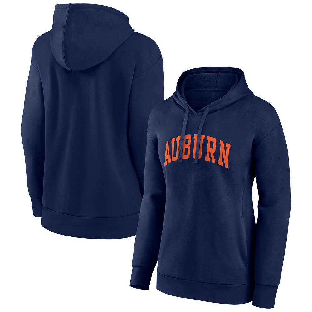 Women's Navy Auburn Tigers Arch Pullover Hoodie