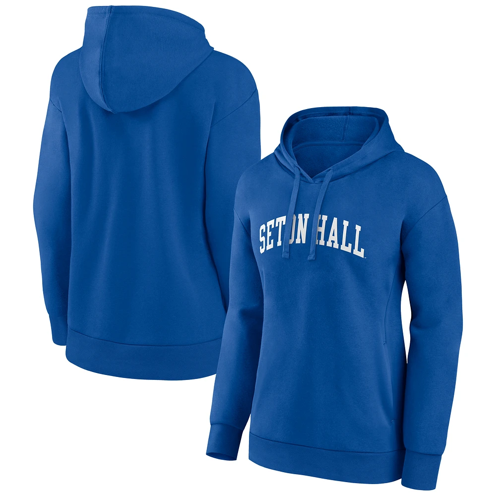 Women's Royal Seton Hall Pirates Arch Pullover Hoodie