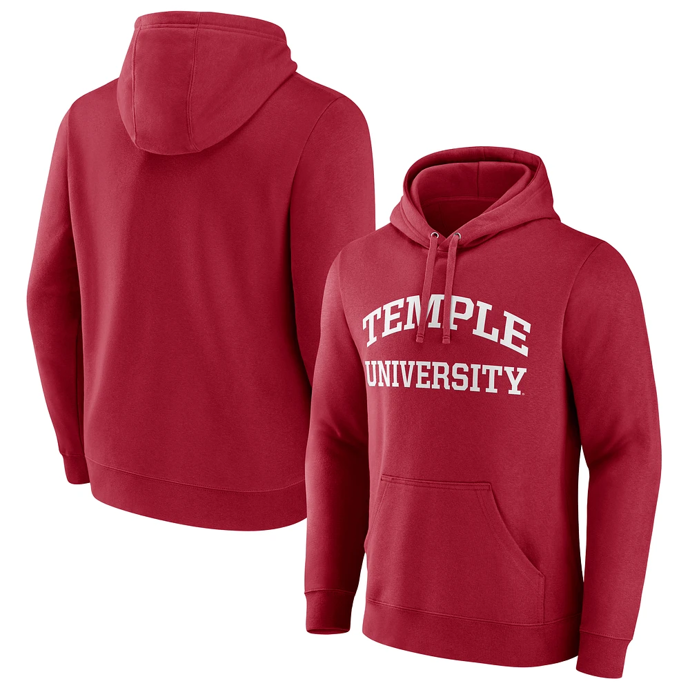Men's Cherry Temple Owls Basic Arch Pullover Hoodie