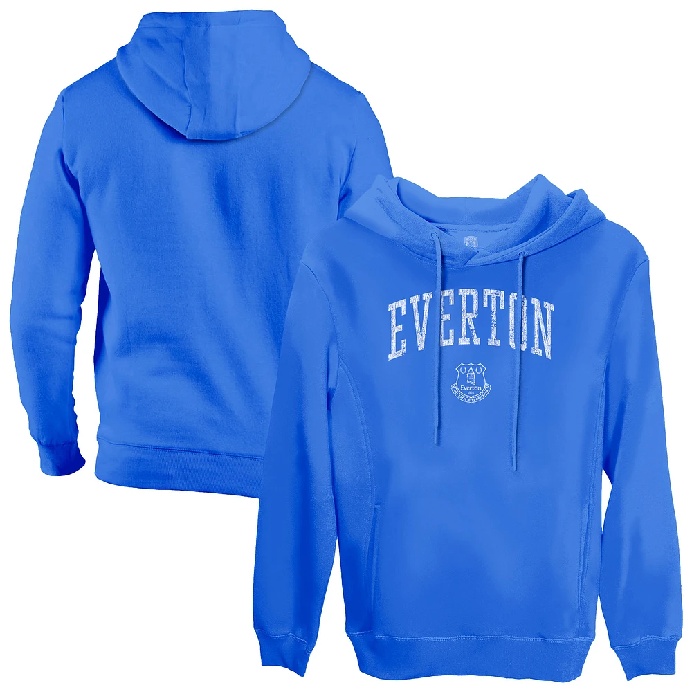 Men's 1863FC Blue Everton Wordmark Fleece Pullover Hoodie