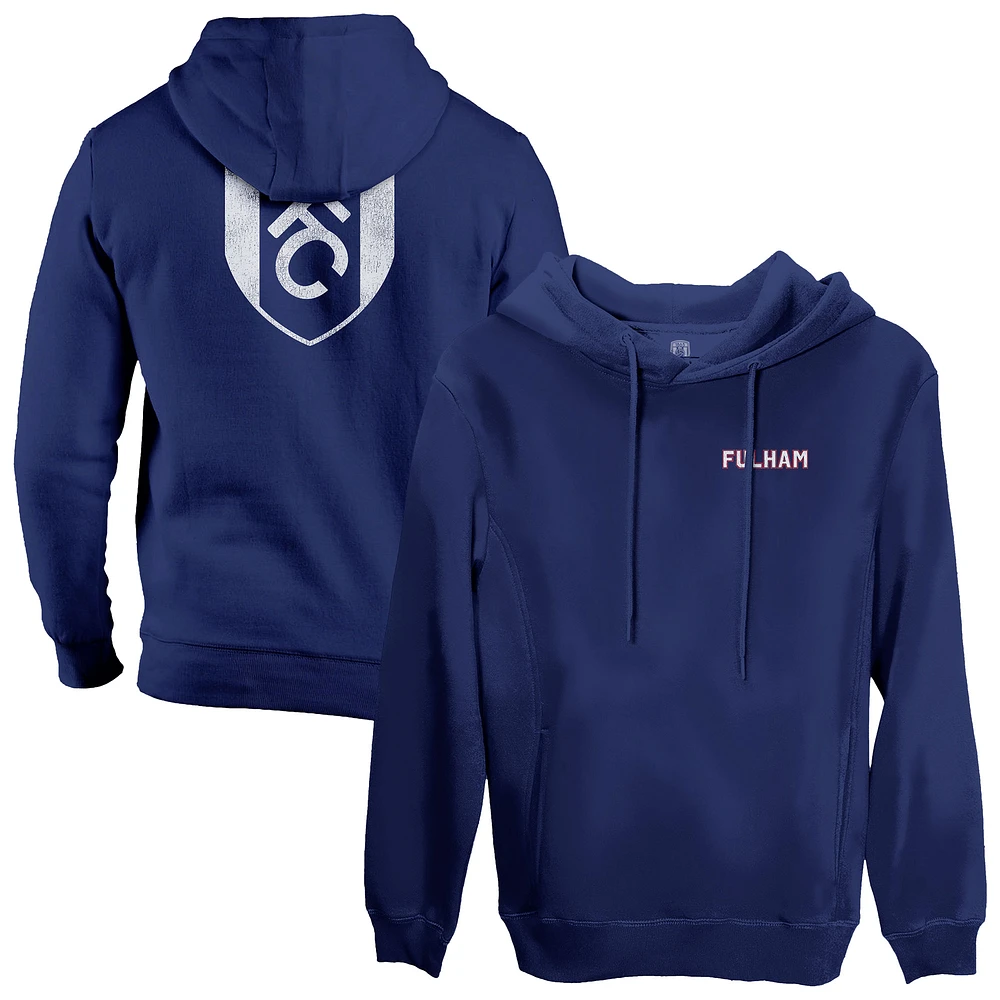 Men's 1863FC Navy Fulham Wordmark Fleece Pullover Hoodie