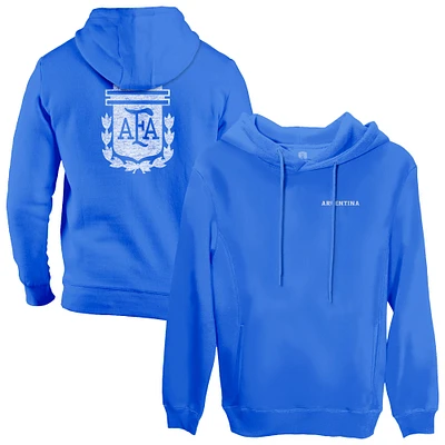 Men's 1863FC Blue Argentina National Team Wordmark Fleece Pullover Hoodie